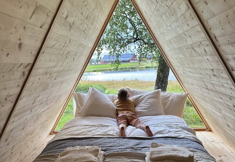 Bild från rummen på Dahlbogården