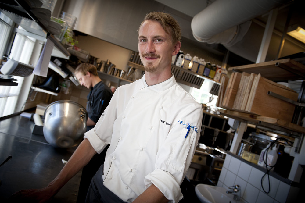 Emil Öjentorp från Öjentorps kök på Baldernäs Herrgård.