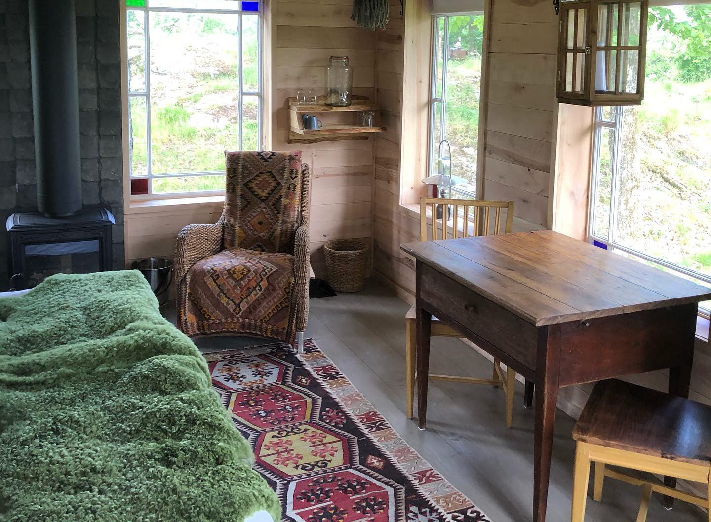 Swedish Country livings eremitstugor. 